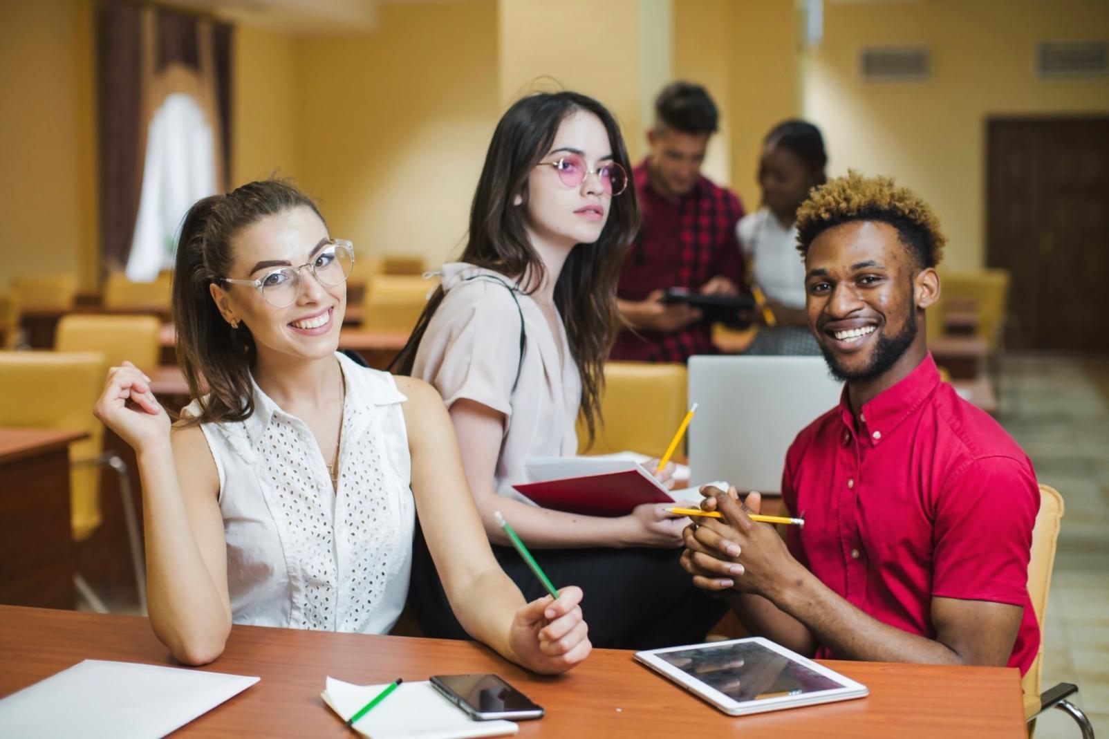 Business meeting discussing financial strategy